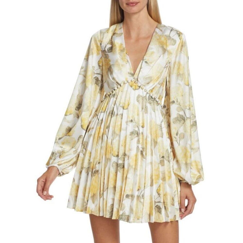 Acler Faris Dress In Hyndrangea Garden Size 4